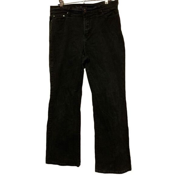 Levi’s Perfectly Slimming 512 Size 16 Black Bootcut Jeans-See Measurements - Picture 5 of 8